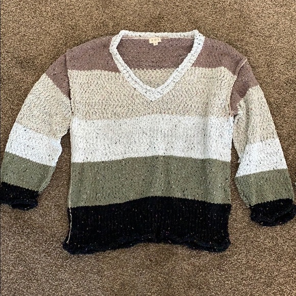 POL Color Block Sweater - Picture 4 of 6